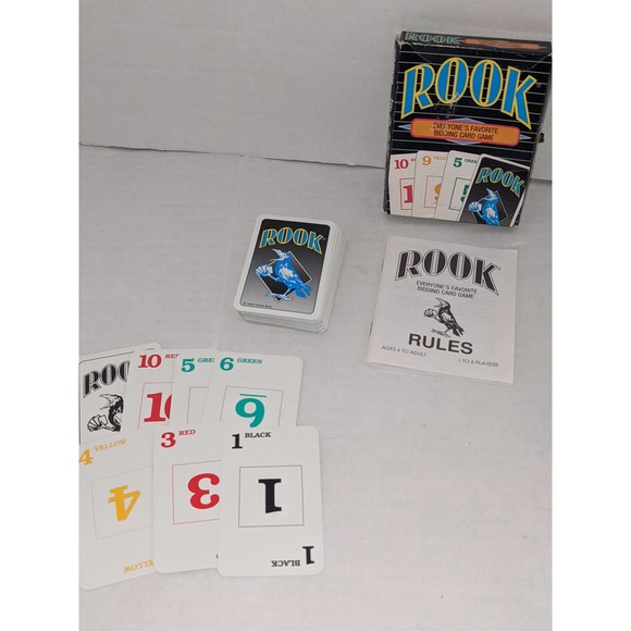 Vintage 1992 Rook Card Game Complete Parker Brothers - Picture 1 of 6